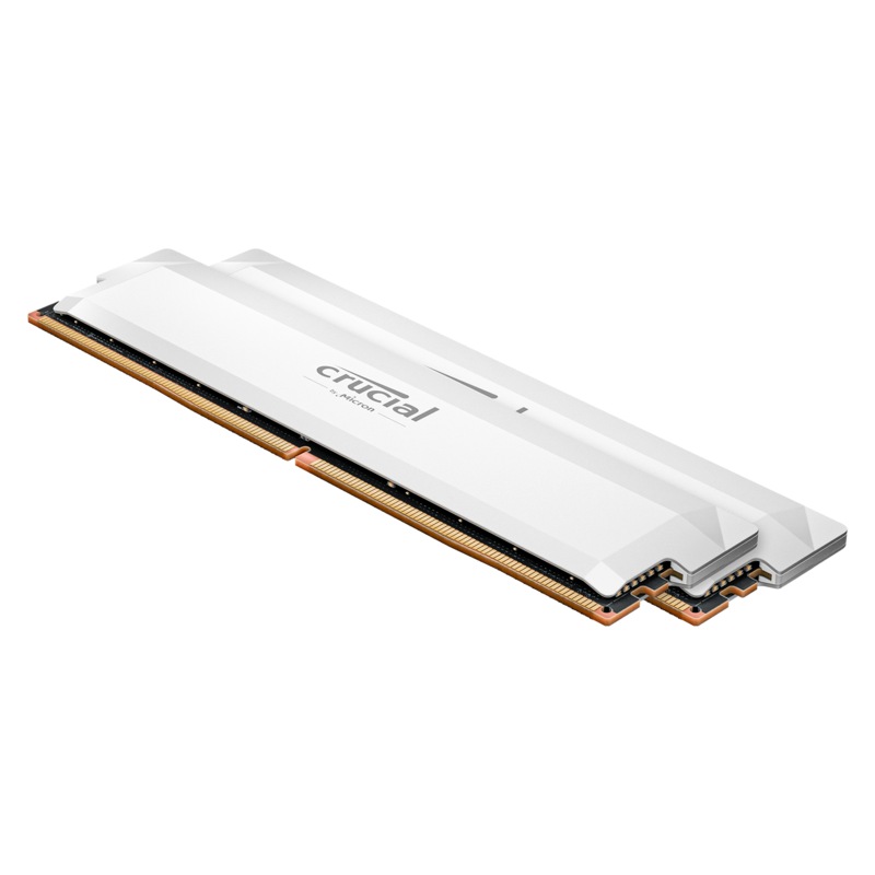 Crucial Pro 64GB (2x32GB) DDR5-6400 CL40 White