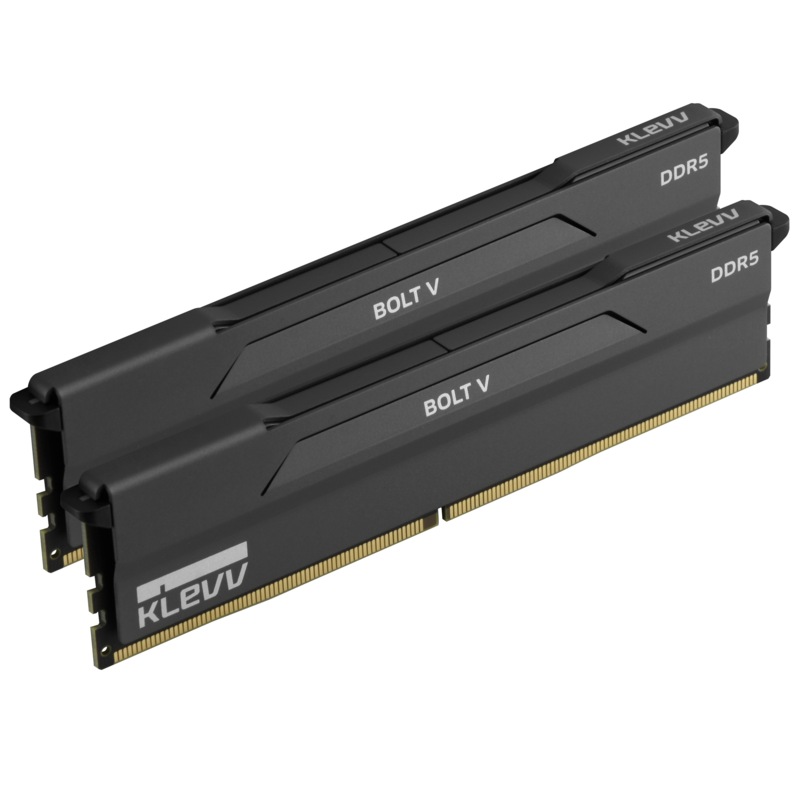 KLEVV Bolt V Charcoal 32GB (2x16GB) DDR5-6000 CL28 Grey