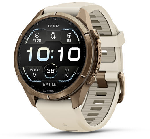 Garmin Fenix 9 Pro 43mm Gyllt/Kremhvítt