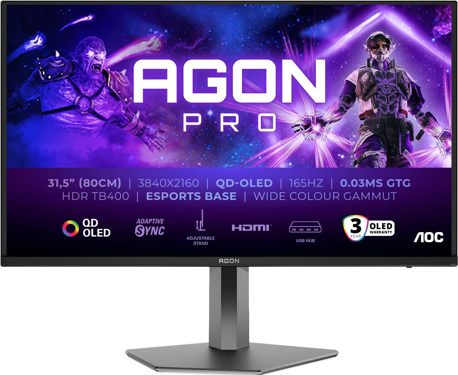 AOC Agon Pro 32" QD-OLED 4K