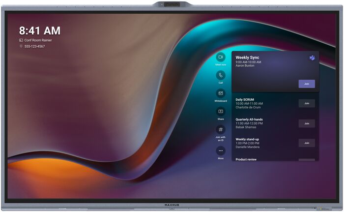 MaxHub XBoard Microsoft Teams Rooms gagnvirkur snertiskjár 65" IPS 4K