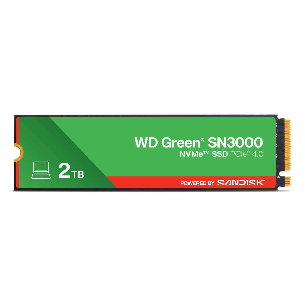 Western Digital Green SN3000 2TB M.2 NVMe PCIe 4.0 SSD