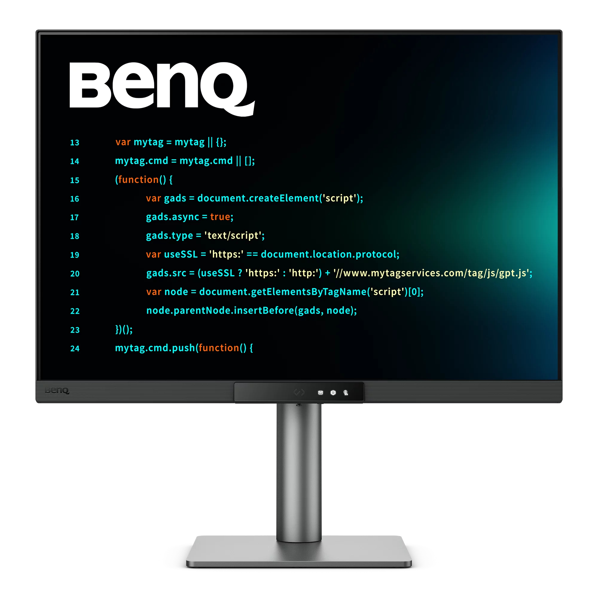 BenQ RD280UG Programming USB-C 90W MoonHalo lýsingu 28" IPS 4K 120Hz