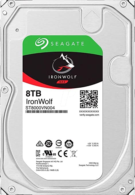 Seagate IronWolf NAS 8TB 3.5" SATA HDD